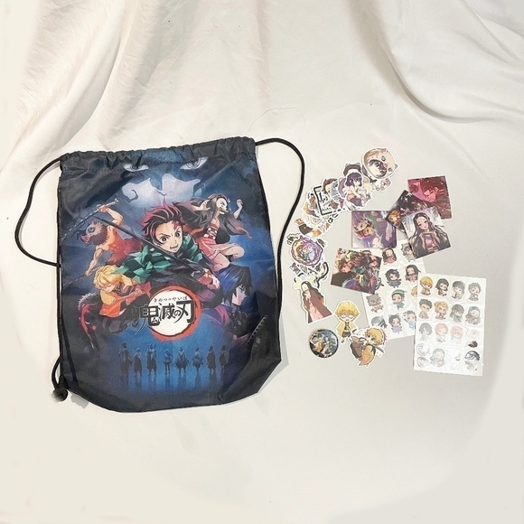 Demon Slayer Anime Merch Backpack 💙 - Picture 1 of 3